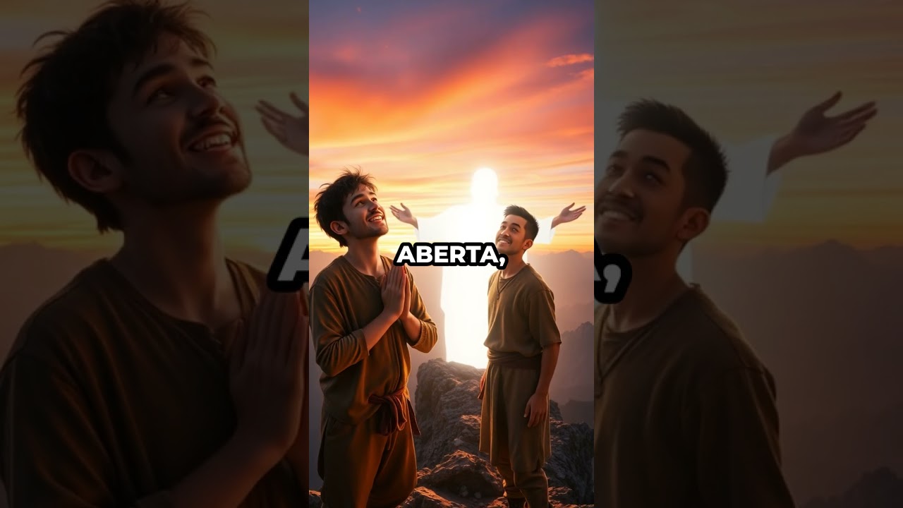 Subindo com Jesus: Amigos vivenciam luz divina no topo! ✨
