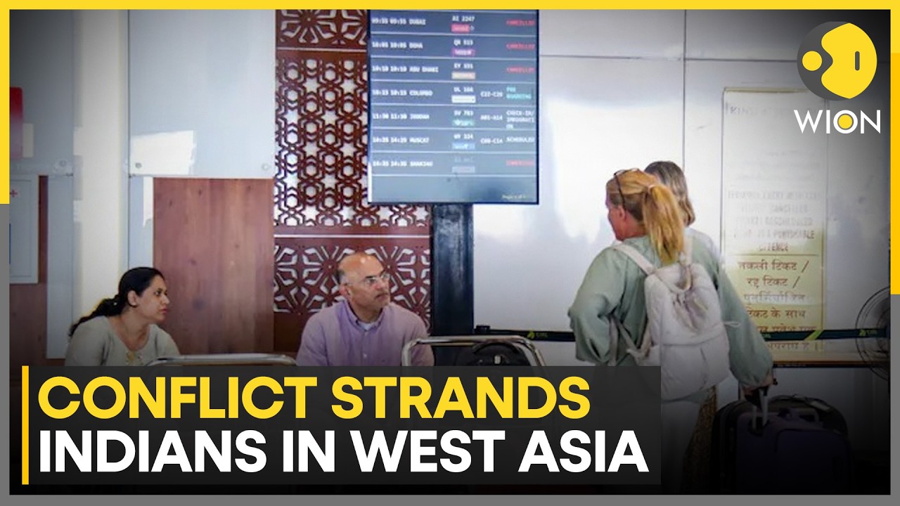 US-Iran War: Indians Stranded in Gulf Due to Iran-Israel War | WION