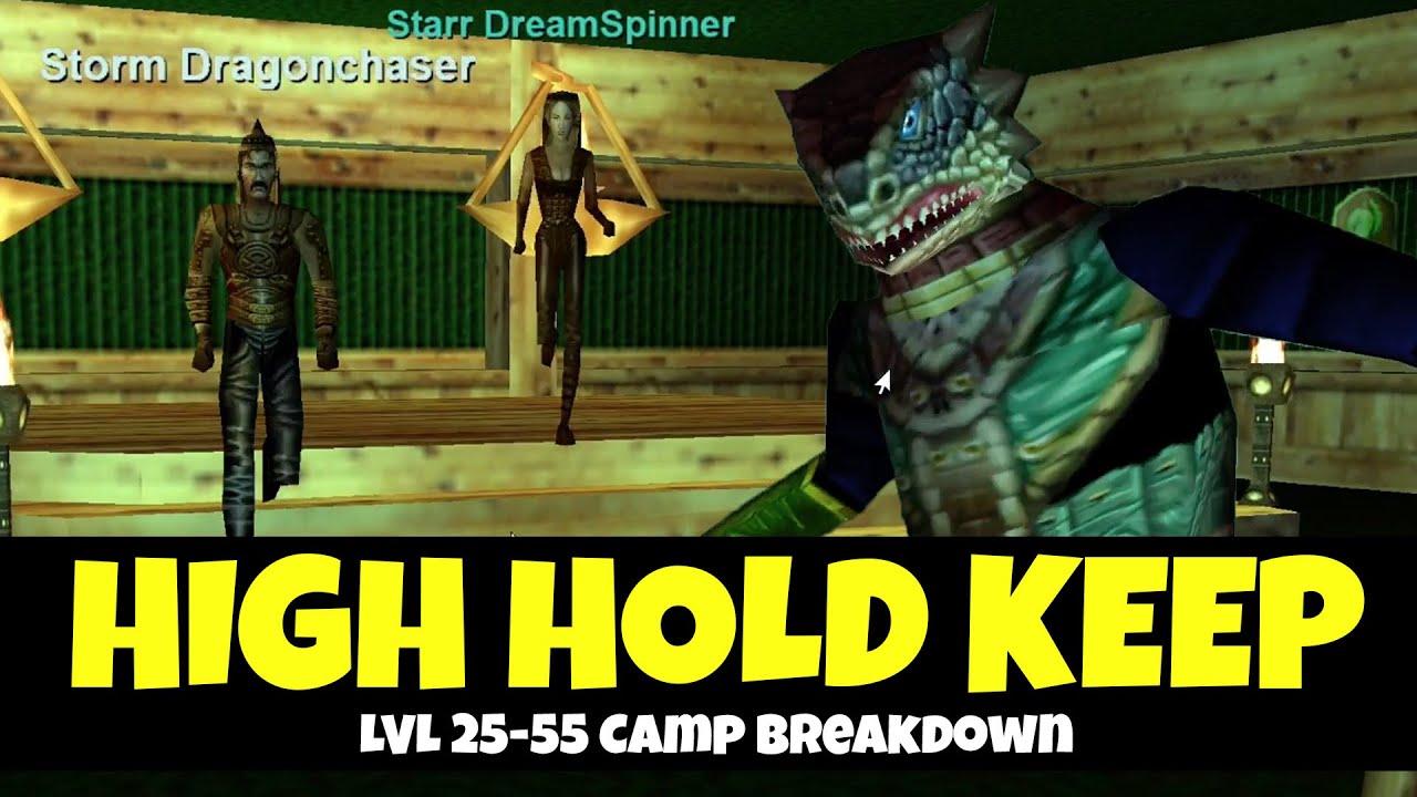 High Hold Keep - Everquest Monk Crawl - Lvl 25-55 Camp Breakdowns - Project 1999