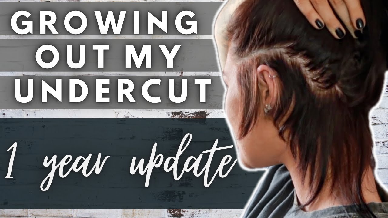 UNDERCUT UPDATE ✂️💇🏻‍♀️-  1 Year Of Hair Growth