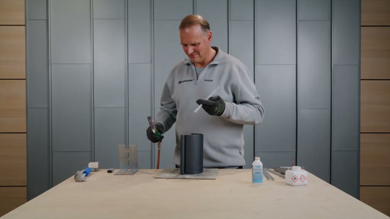 RHEINZINK GRANUM EXTRA Tutorial Endboden L&ouml;ten