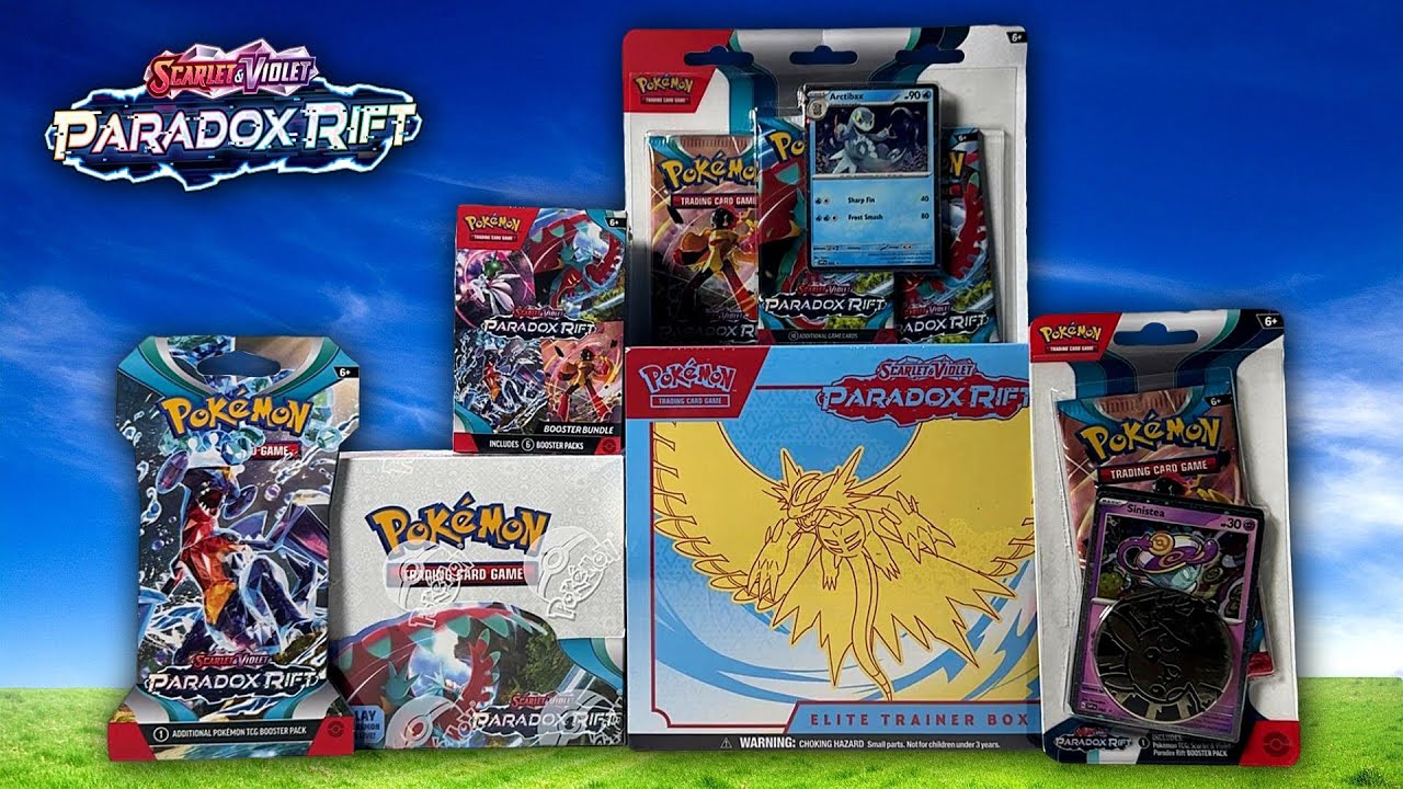 Opening ONE of EVERY Pokémon Paradox Rift Product! (INSANE LUCK)
