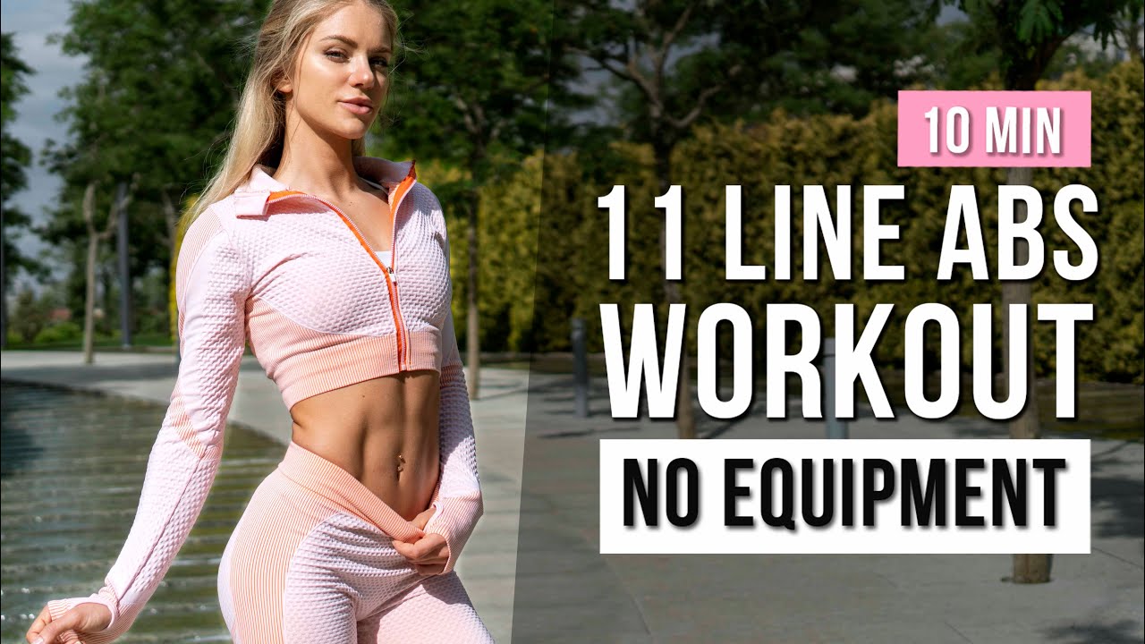 10 MIN 11 LINE ABS - intense upper, lower abs & obliques workout