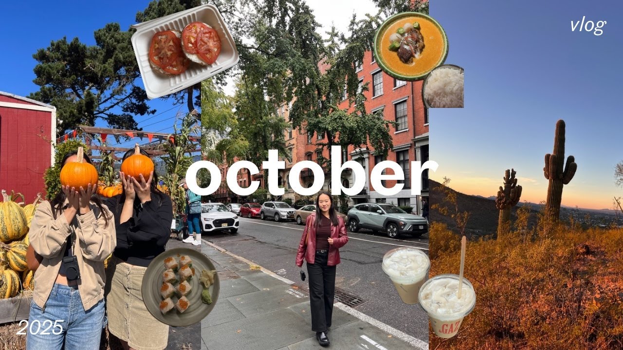 nyc food crawl and sf days | october vlog