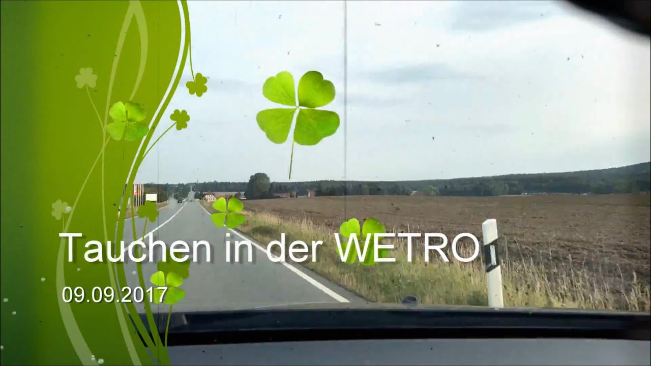 Tauchen in der WETRO in der Oberlausitz
