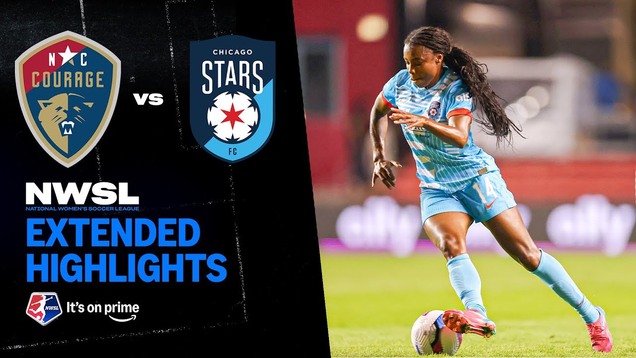 Ludmila Hat-Trick! Chicago Stars vs NC Courage Epic 6-Goal Thriller | Prime Video | 8/22/25