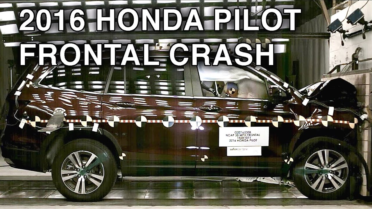 2016 Honda Pilot Crash Test (Frontal Crash)