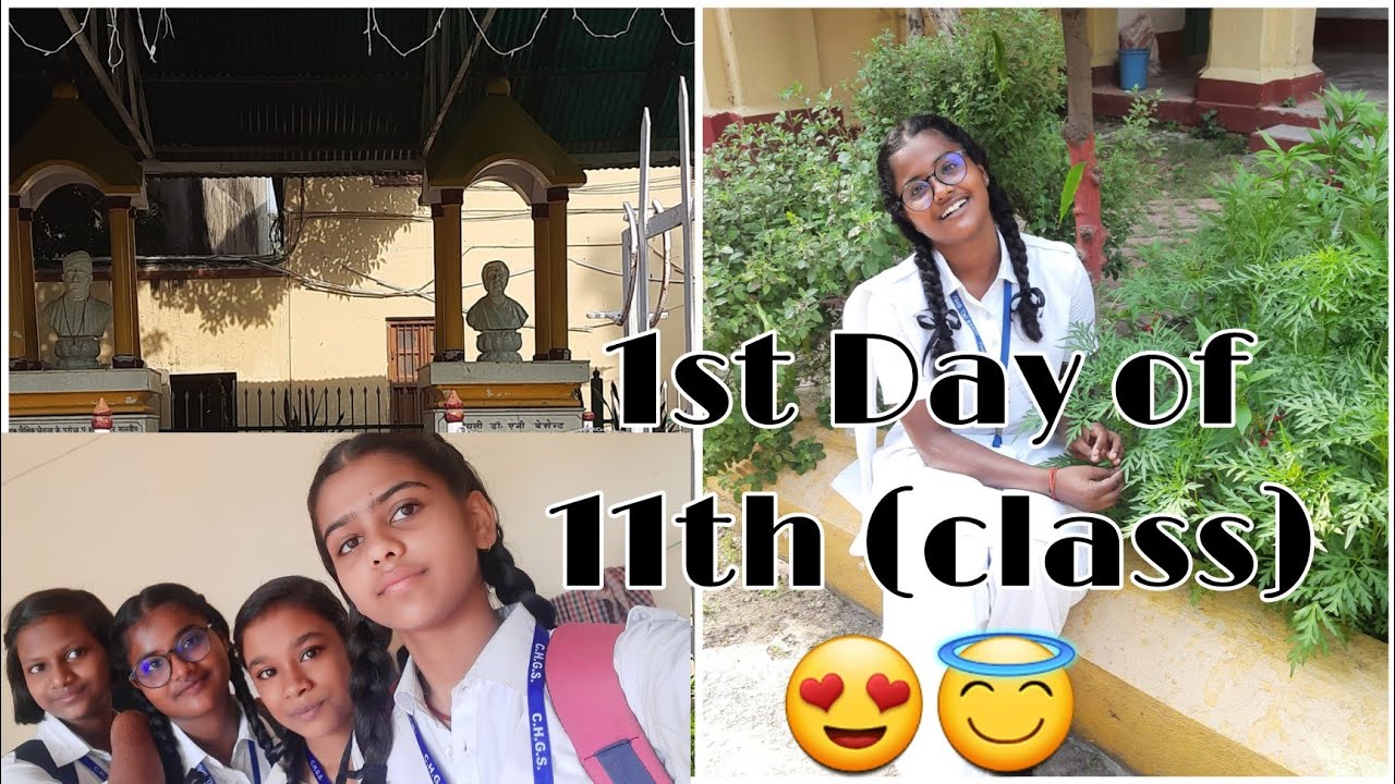 1st Day of 11th class (vlog)😍(Central Hindu Girls School BHU)❤️How..z the experience...😒🙃#vlog
