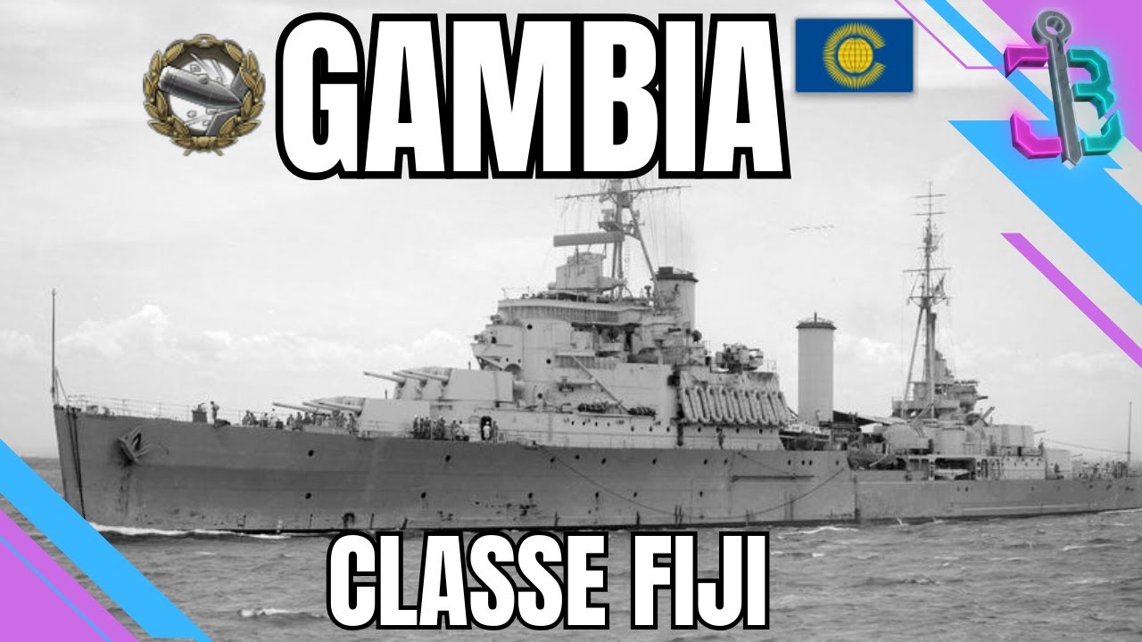 GAMBIA - Interessante cruiser gratuito dal cantiere navale - World of Warships