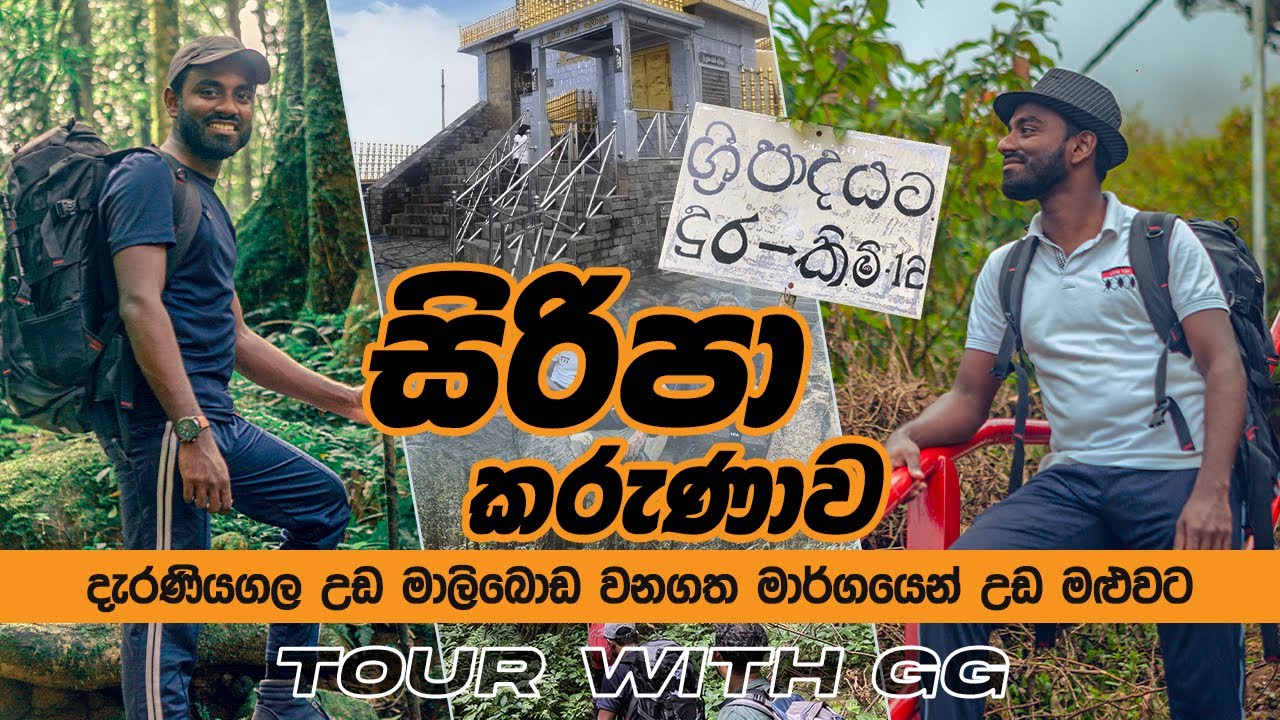 දැරණියගල උඩමාලිබොඩ වනගත මාර්ගයෙන් සිරිපා උඩ මළුවට | Deraniyagala | Udamaliboda | Sri Padaya
