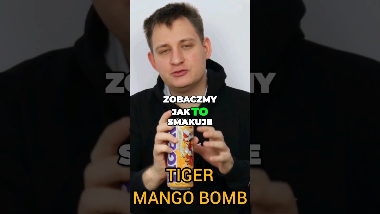 TIGER MANGO BOMB #energydrink #dc #testsmaku #test #energy #dlaciebie