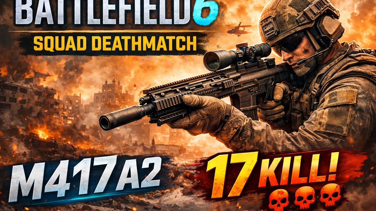 Battlefield 6 | M417 A2 İle 17 Kill | Squad Deathmatch