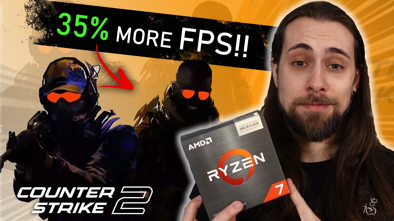 Counter Strike 2 vs CS:GO | CPU Performance Benchmark | R7 5800X3D vs R7 7700X