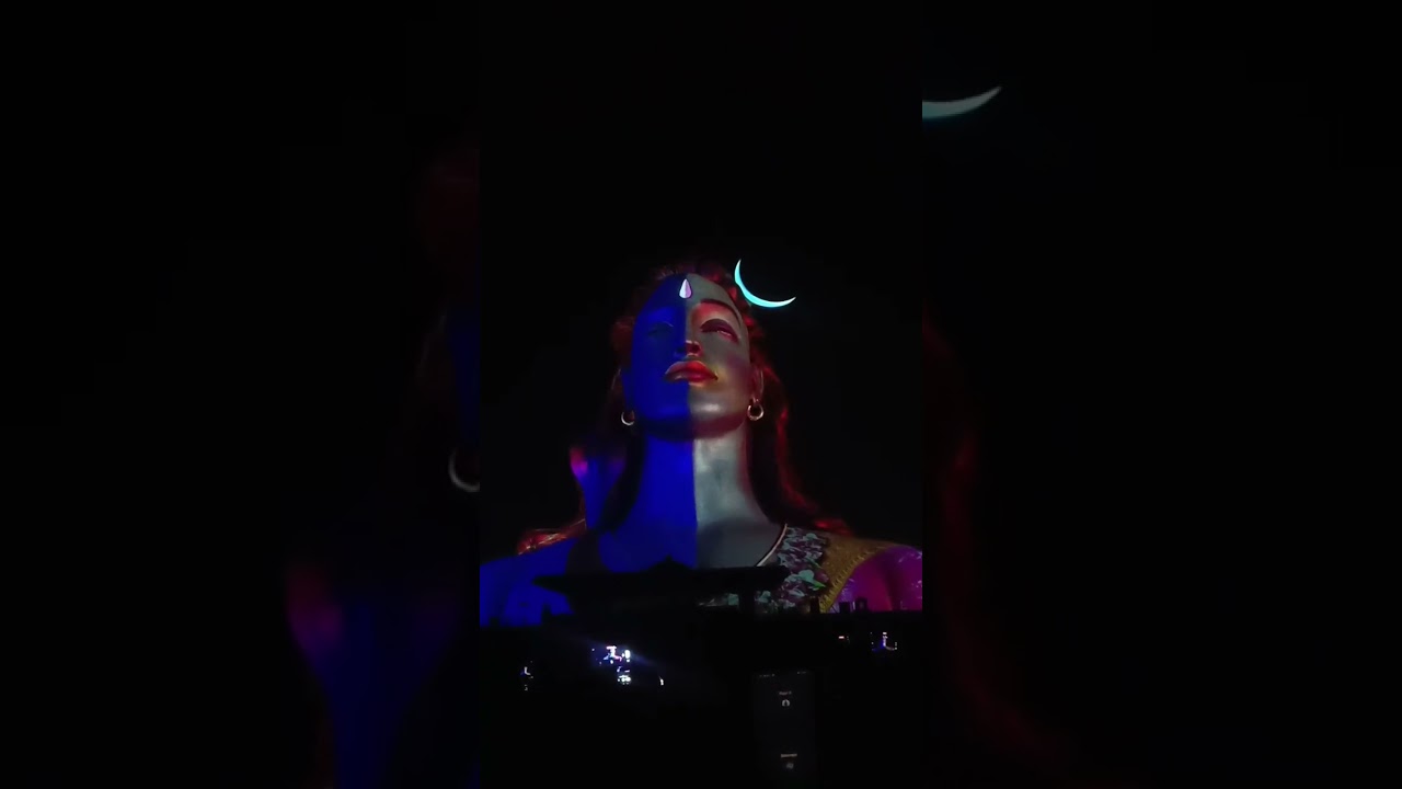 Adiyogi statue Isha foundation Laser Show Coimbatore, Tamil Nadu 