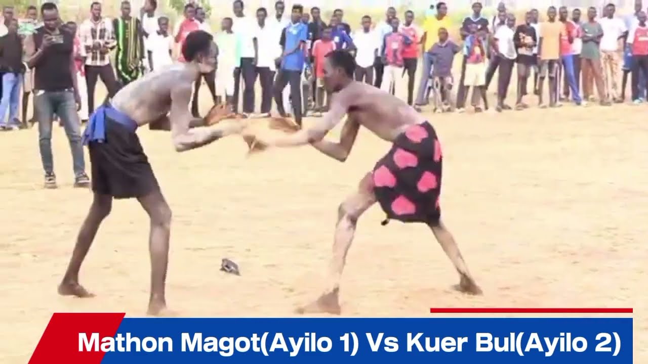 Wrestling clashes between Ayilo one wrestling Vs Ayilo two wrestling team 