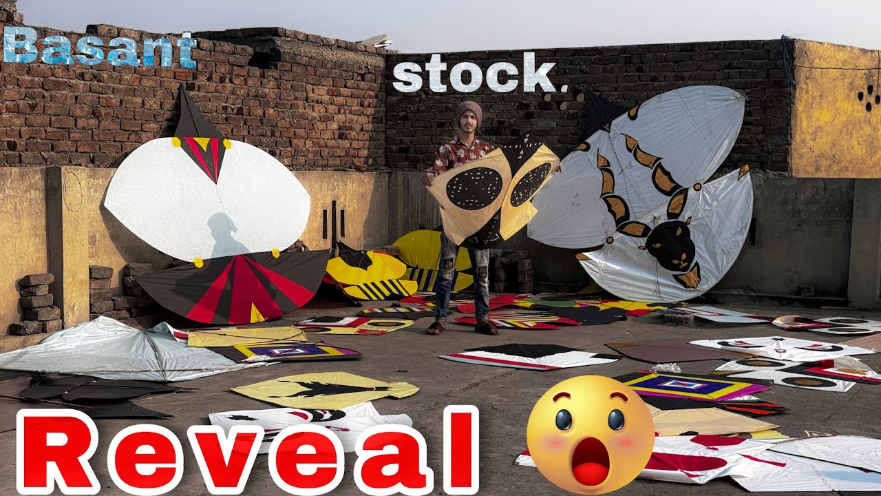 Basant 2025 ka or bohat sara Stock ly aye 🤩 || Rawalpindi Basant tayari 😍||