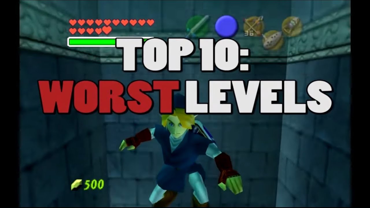 Top Ten Worst Levels In Games