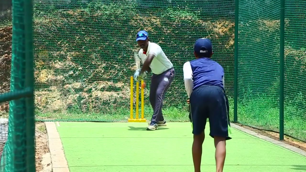 Basic Batting Drills by Saravanakumar R(Cricket Coach-Kottarakara)
