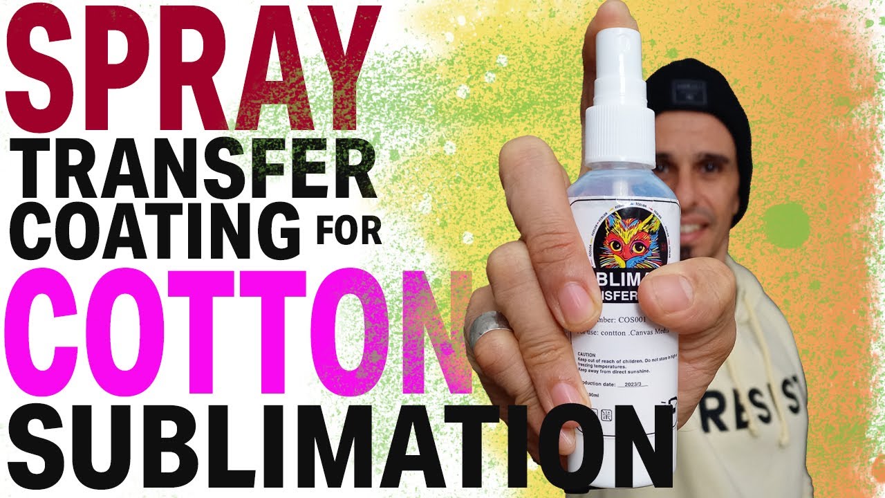 sublimation spray coating for cotton fabric