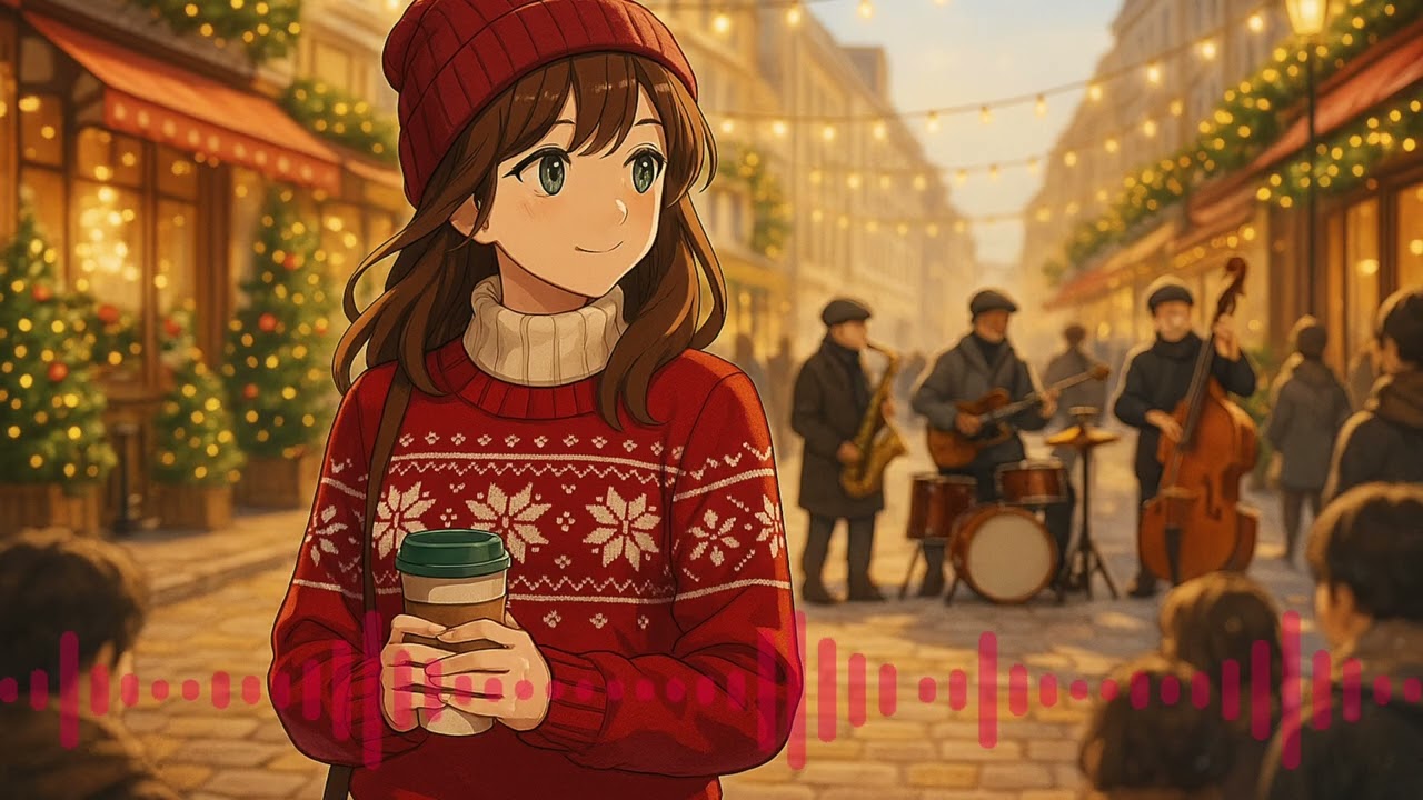 Smooth Jazz Christmas Carols 🎄 Relaxing Saxophone Jazz for Cafe, Study & Work | Free to Use