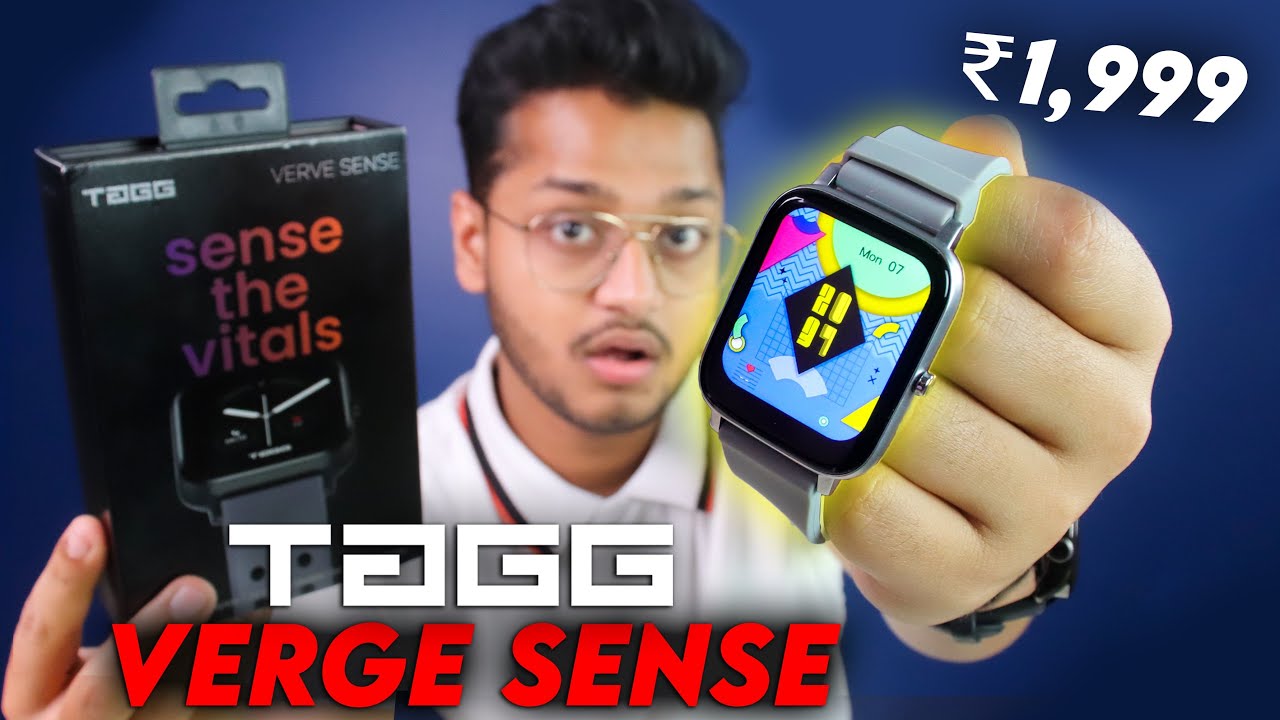 TAGG VERVE Sense Unboxing & Review, Best SMARTWATCH under ₹2000 ? 🤔🤔