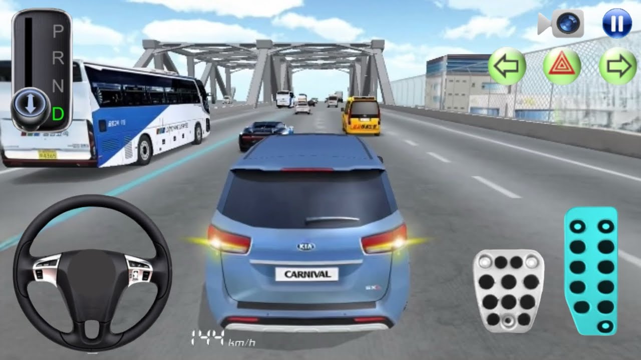 New kia carnival For parking 3D Driving class android game play video car game #gameplay #cargame 