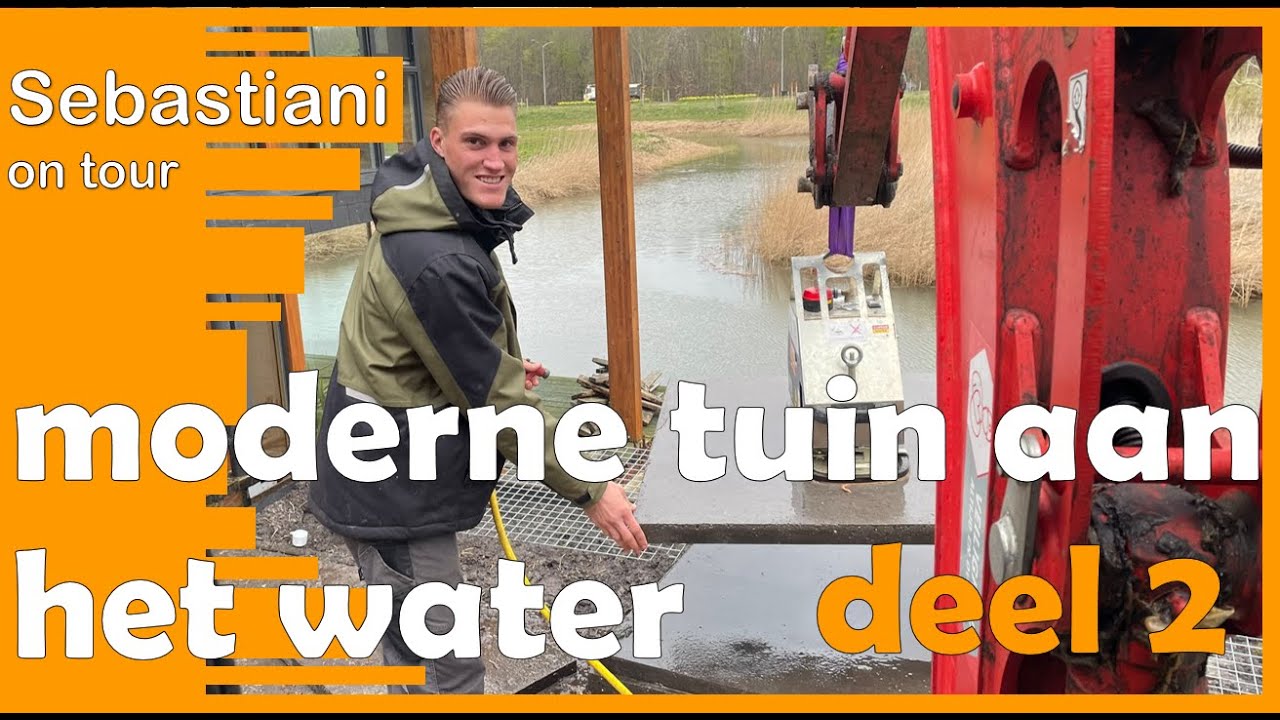 moderne tuin aan het water - deel 2 - SEBASTIANI hoveniers ON TOUR