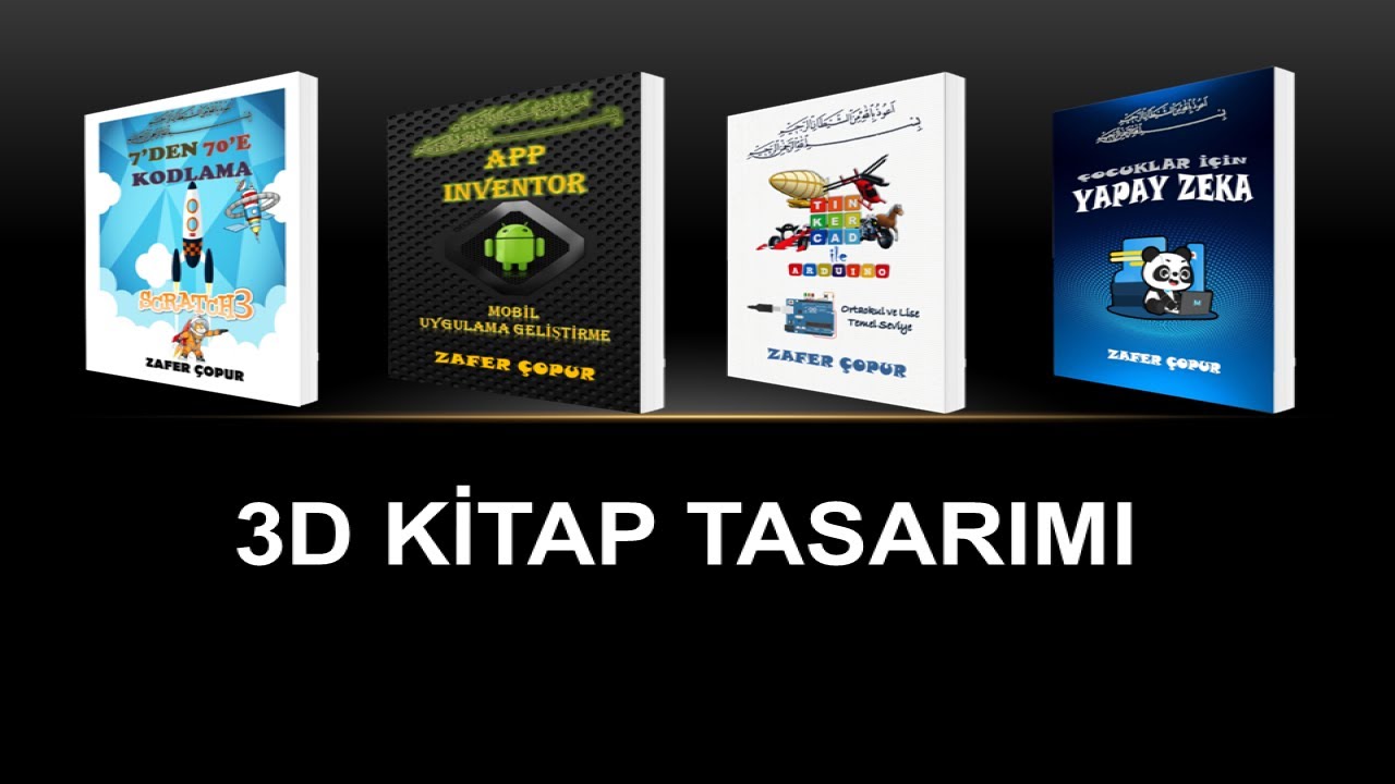 3D Kitap Tasarımı Yapma - Program Yüklemeden