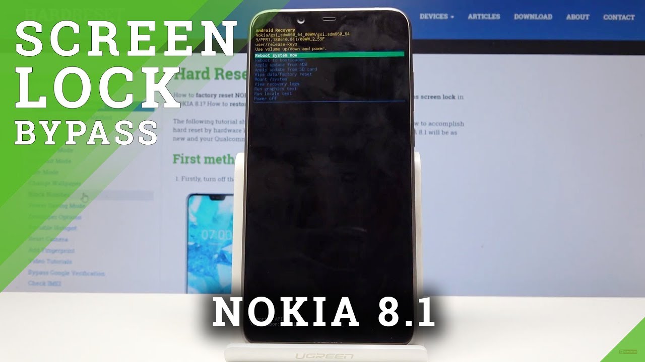 Как сбросить настройки NOKIA 8.1 до заводских &mdash; обойти блокировку экрана / стереть данные