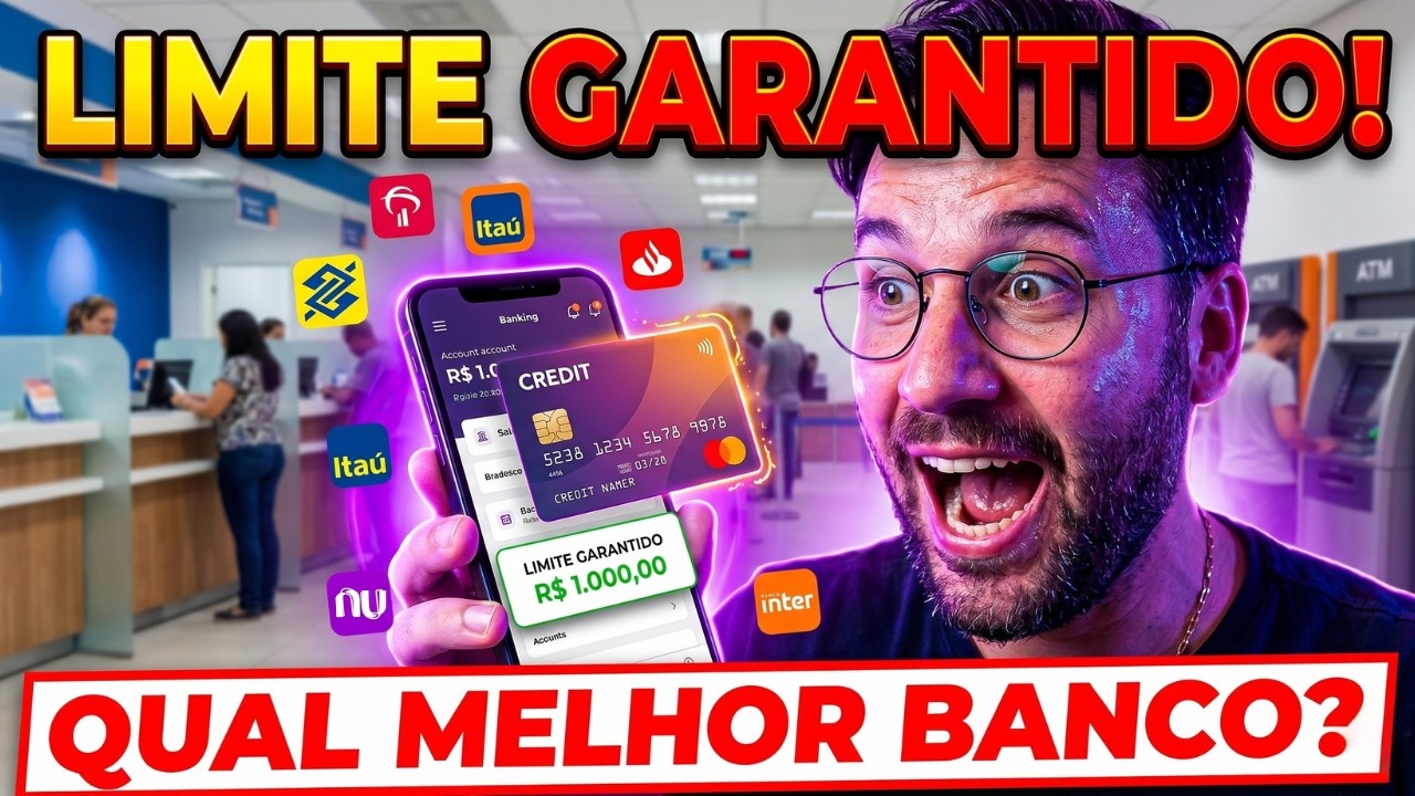 LIMITE GARANTIDO 2026: Qual Banco Vale a Pena? 🚨