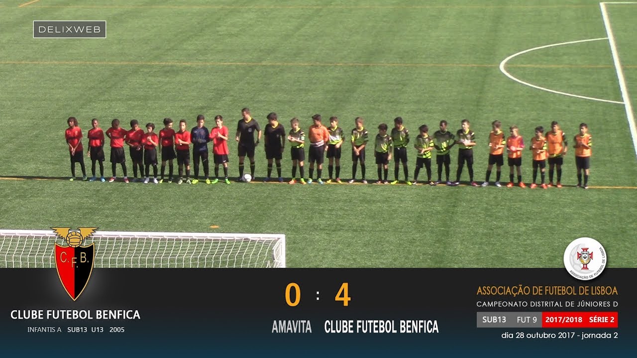 Amavita (0-4) Futebol Benfica [FUT9 S13] J02