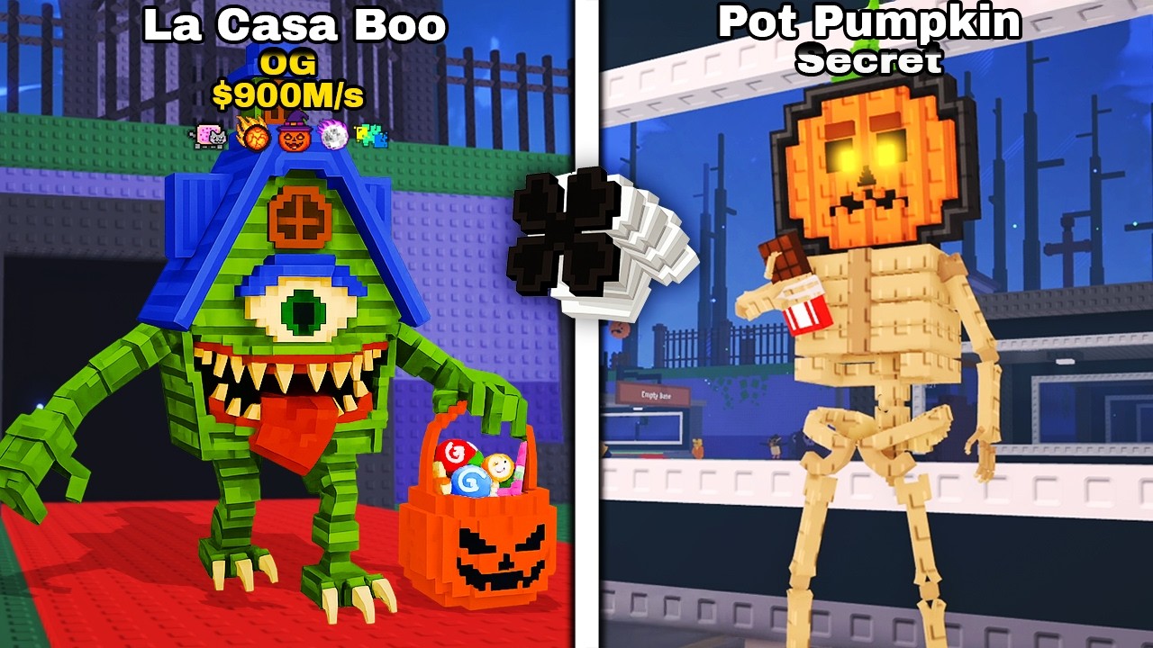 Got EVERY HALLOWEEN BRAINROT 🎃 Update Admin Abuse 😱 Steal a Brainrot Funny Moments