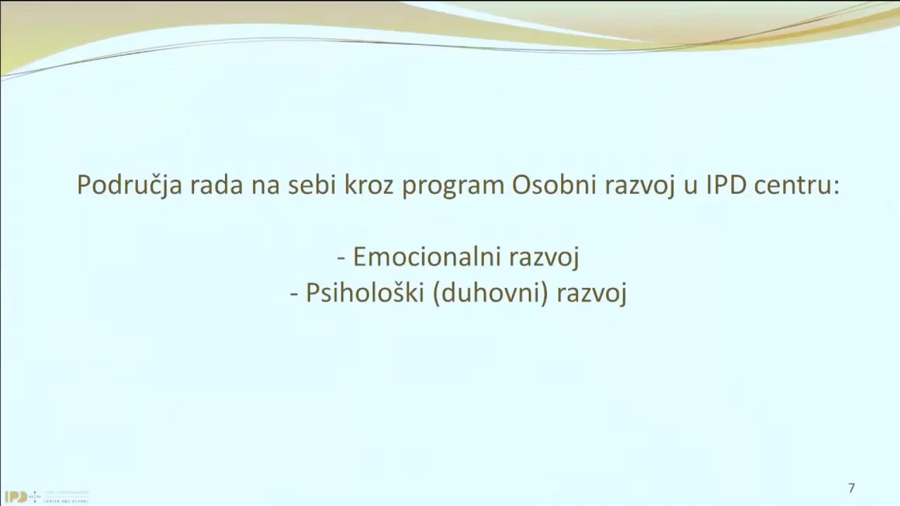 2. Područja rada na sebi kroz OR