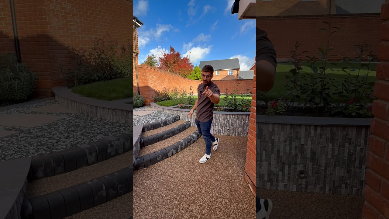 We Saved a Useless Garden Space&hellip; It Escalated Quickly. #garden #beforeandafter #landscape #building