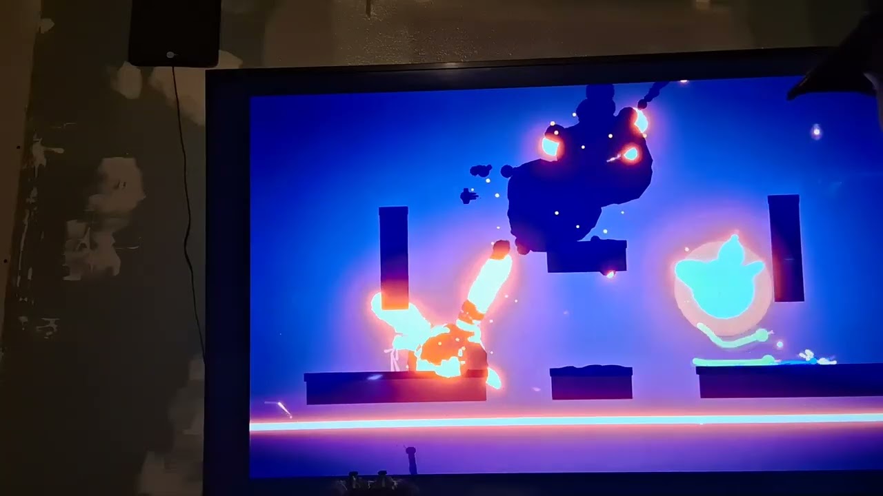 Me and my cousins plays stick fight