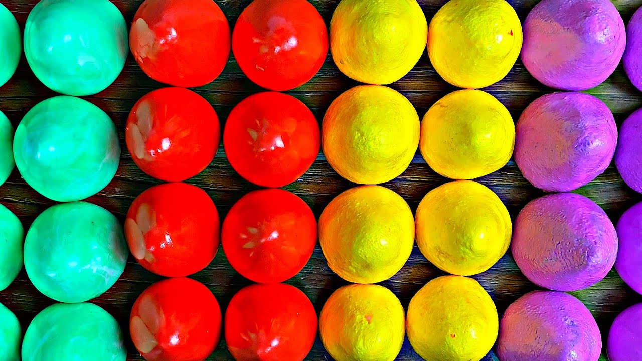 CRACKLING LIGHT PLASTICINE.Slime.Satisfying Compilation.