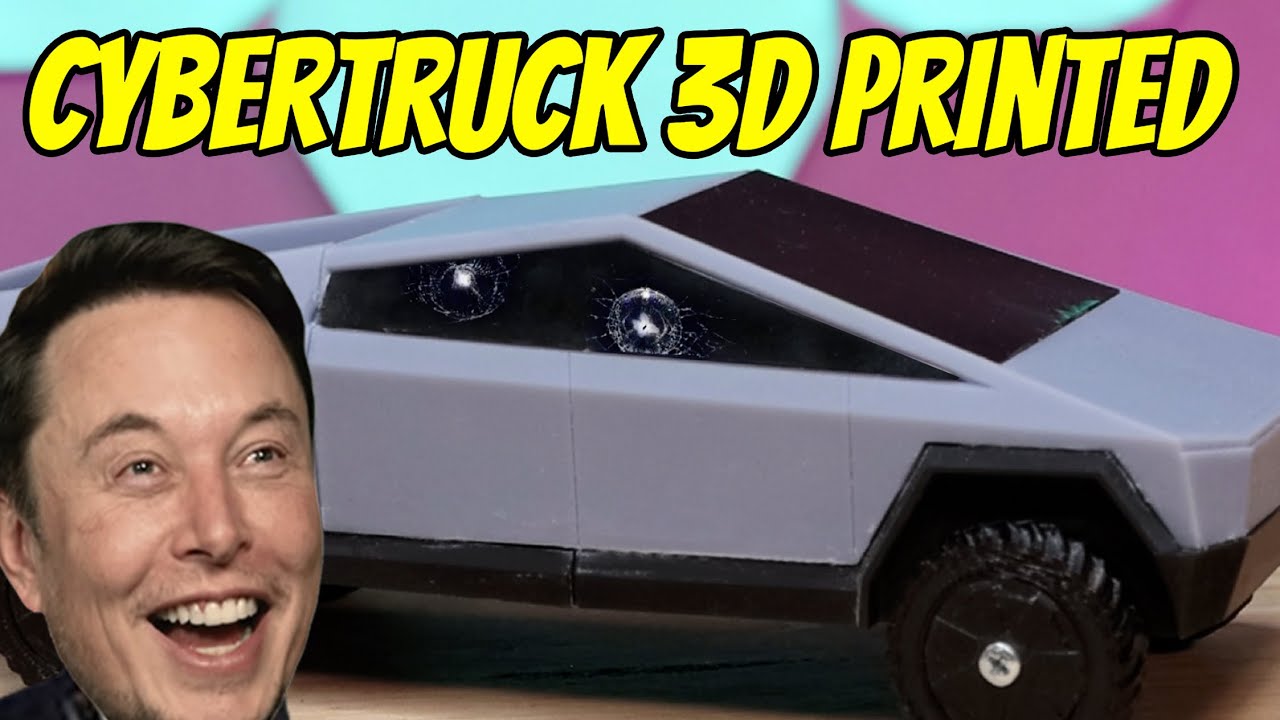 3D Printing A Mini Cybertruck