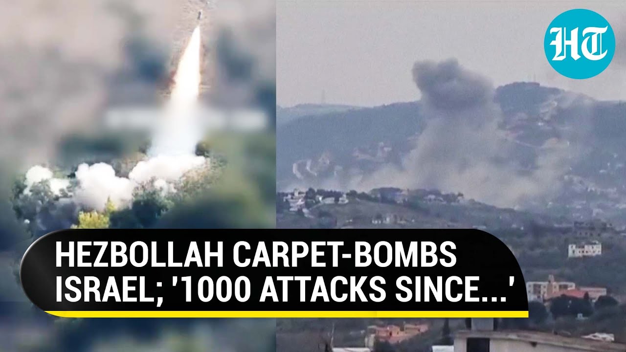'1000 Strikes...': Hezbollah Jolts Israeli Settlements In ATGM Attacks | Watch