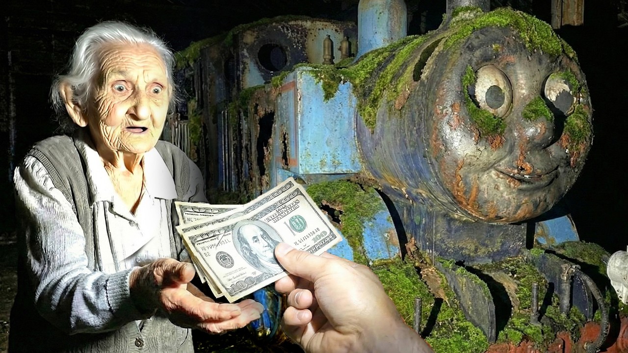 Restoring Completely Burned THOMAS the Tank Engine ($400 DEAL) | FULL ASMR PROCESS