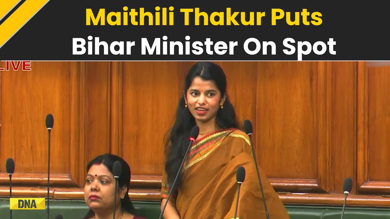 Bihar News: BJP MLA Maithili Thakur Questions Health Minister Over Condition Of Government Hospitals
