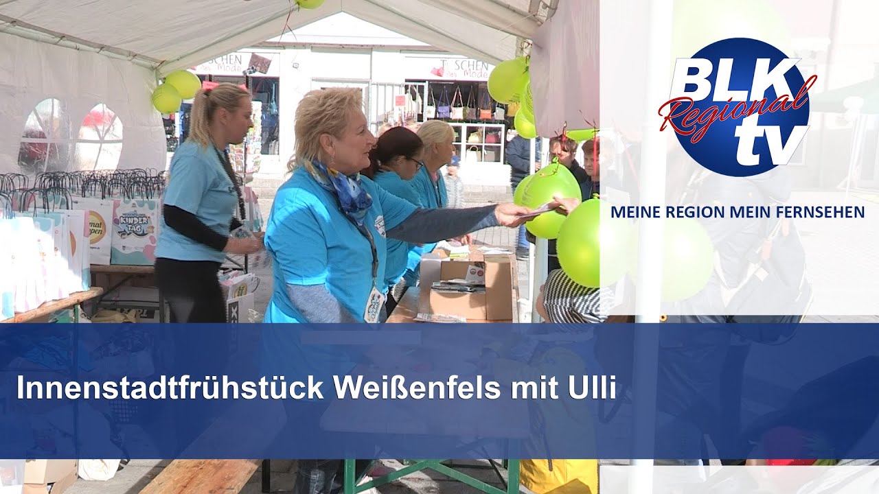 Innenstadtfrühstück Weißenfels mit Ulli