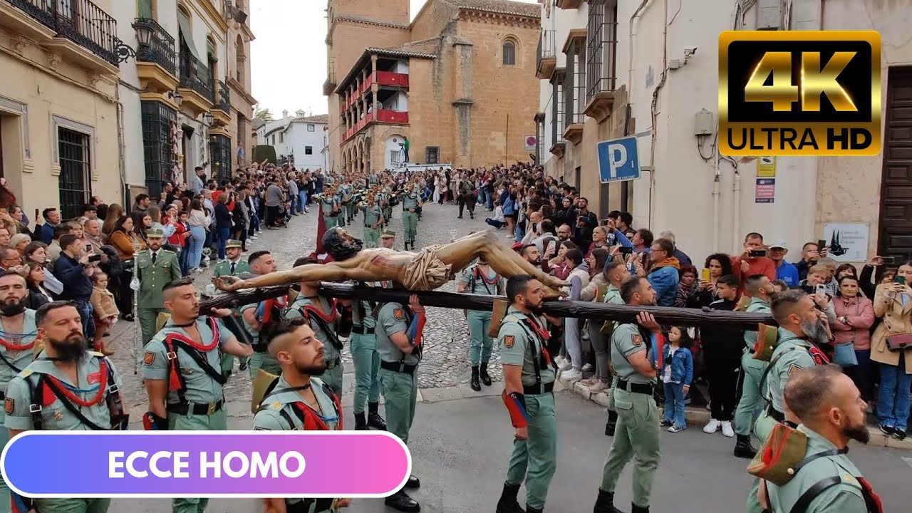 IMPRESIONANTE: ECCE HOMO (LA LEGIÓN) Por Calle Armiñan. SEMANA SANTA RONDA 2023