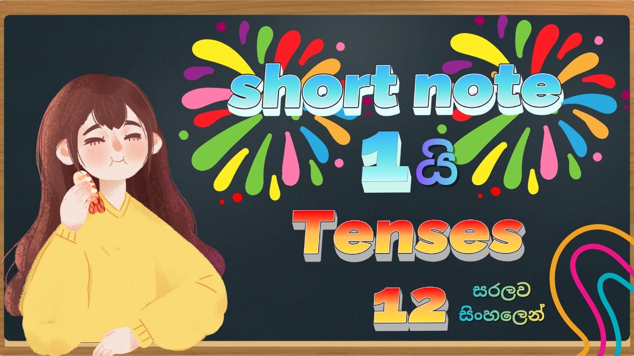 Learn All 12 English Tenses in One Video | Full Grammar Course (Sinhala)