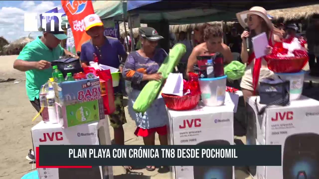Plan Playa con Crónica TN8 desde Pochomil
