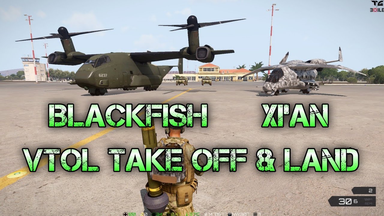 VTOL Take Off and Land (ARMA 3)