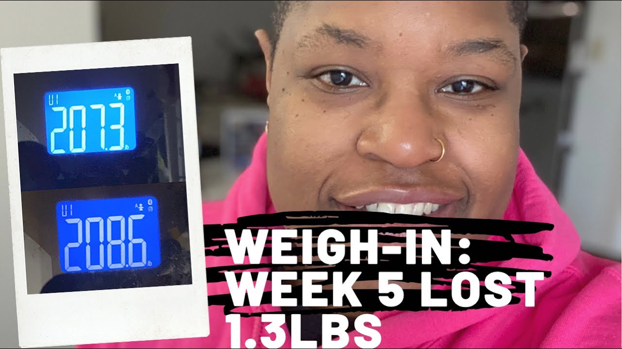 Weight Loss Journey 2021| Weigh-In Week 5 - I Lost 1.3lbs!!