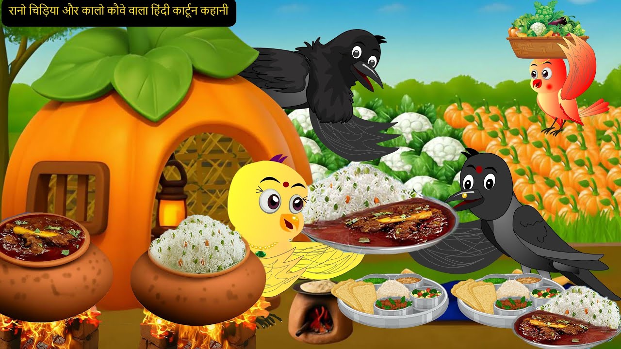 कार्टून | Birds Cartoon | Episode Rano | Chidiya Kauwa Wala Cartoon |Tuni Acchi Cartoon|Chichu TV