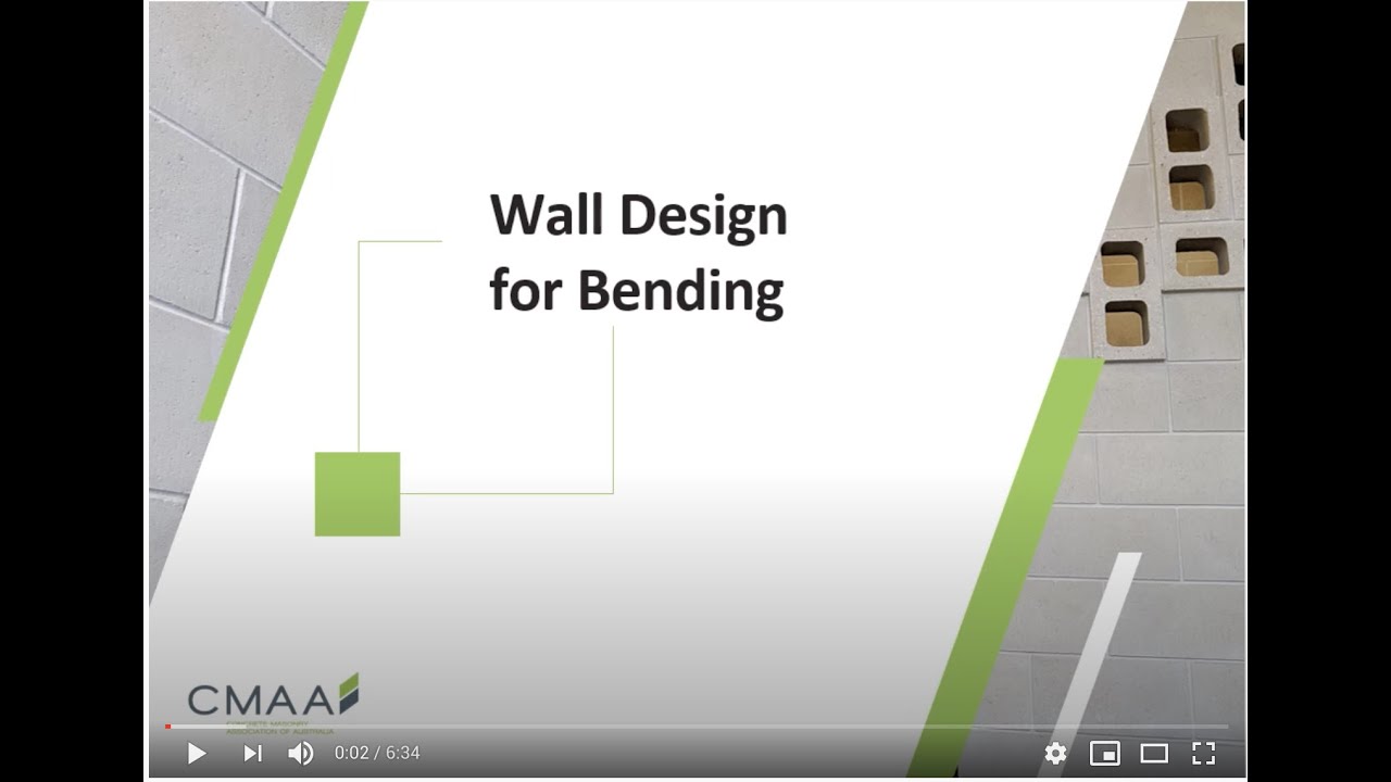 Wall Design for Bending