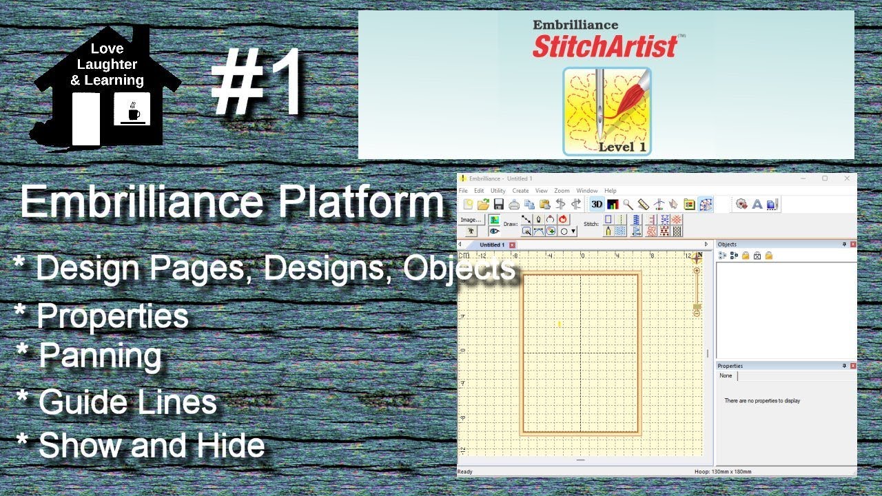 Stitch Artist Level 1 Class 1 for Beginners
