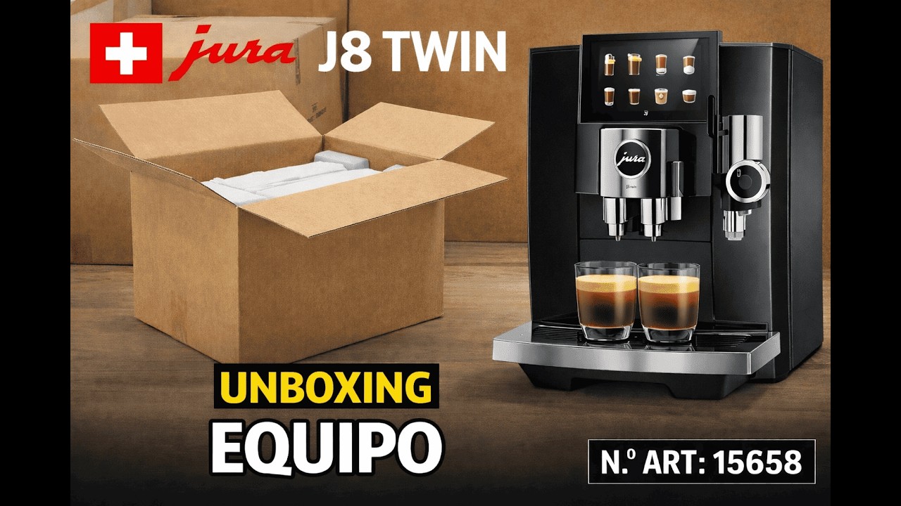 Cafetera Jura J8 TWIN - Unboxing Equipo